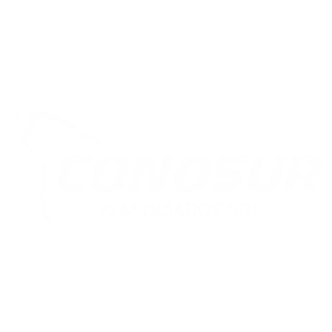 CONOSUR LOGO BLANCO
